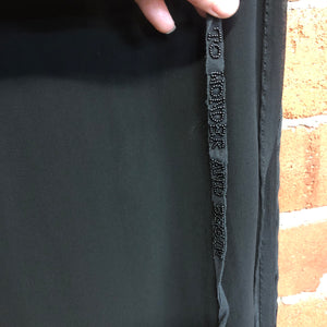 ANN DEMULEMEESTER beaded string silk wrap skirt