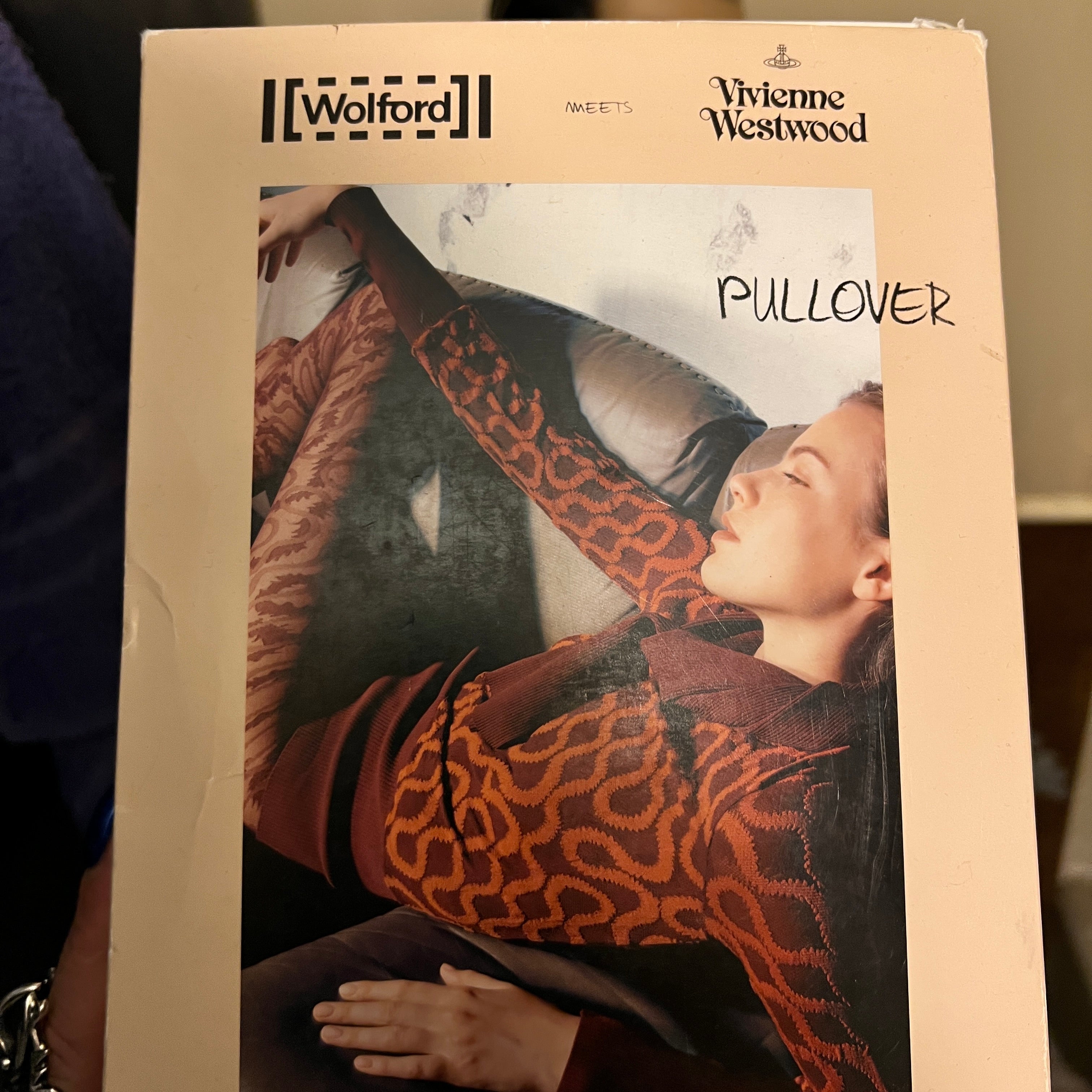 VIVIENNE WESTWOOD X WOLFORD Rare 1990s squiggle top