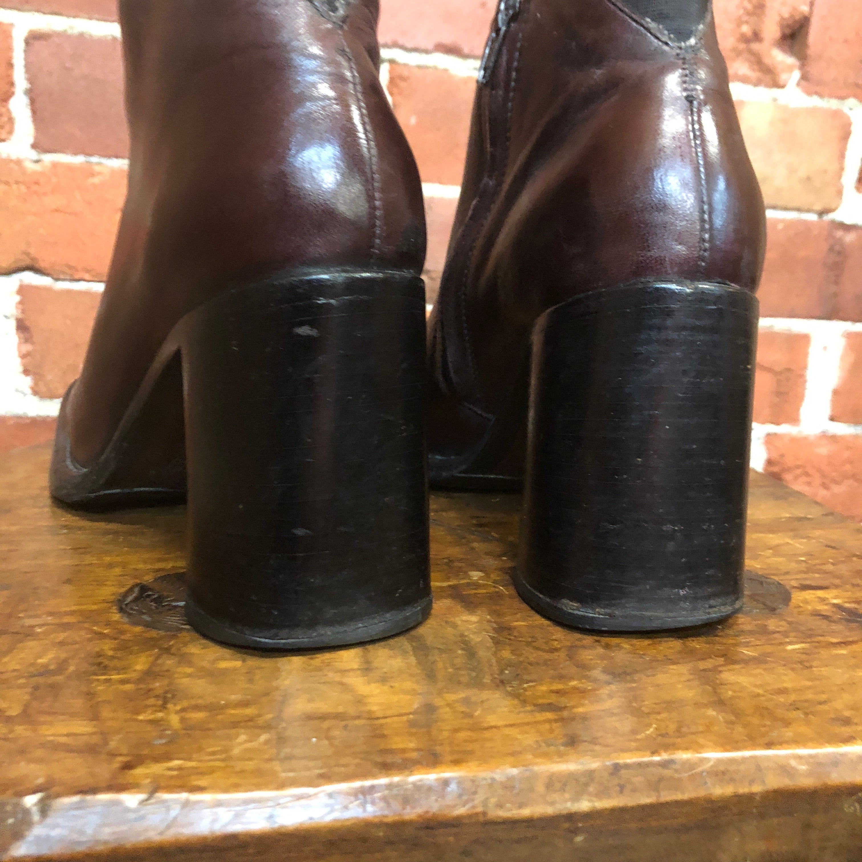 COSTUME NATIONAL 1990s leather boots