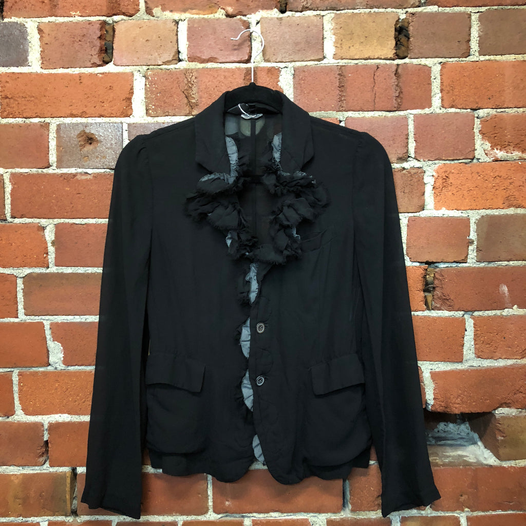 COMME DES GARÇONS silk jacket