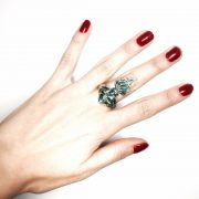 WILLIAM GRIFFITHS Metal Couture Sacred Heart ring